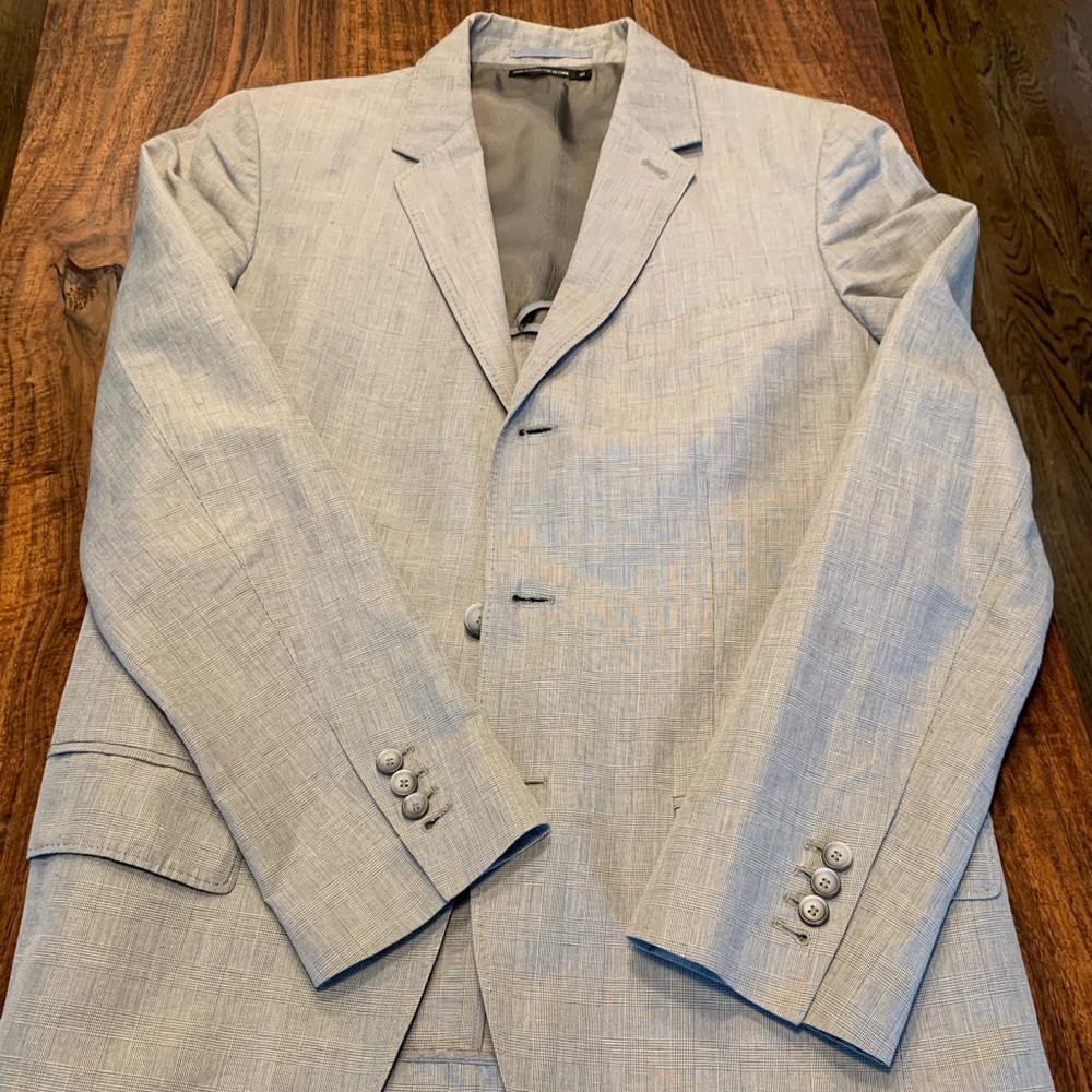 Club Monaco Men’s Linen-Cotton Blazer 38R/M